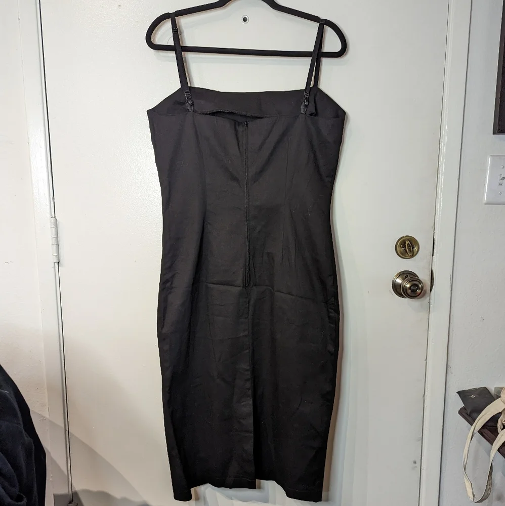 Lucky 13 Tattoo Rose pinup pencil skirt Wiggle dress 2XL - Picture 9 of 11